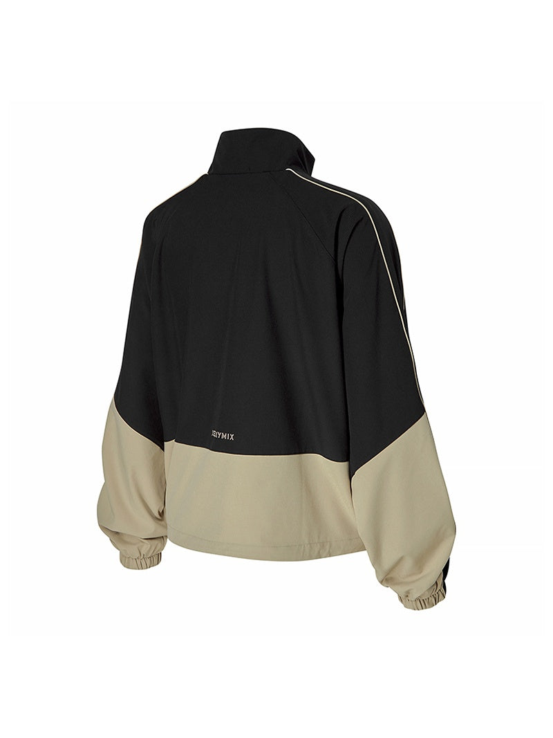 XTFJK03J3 マイルド カラーブロック ウィンドブレーカー
