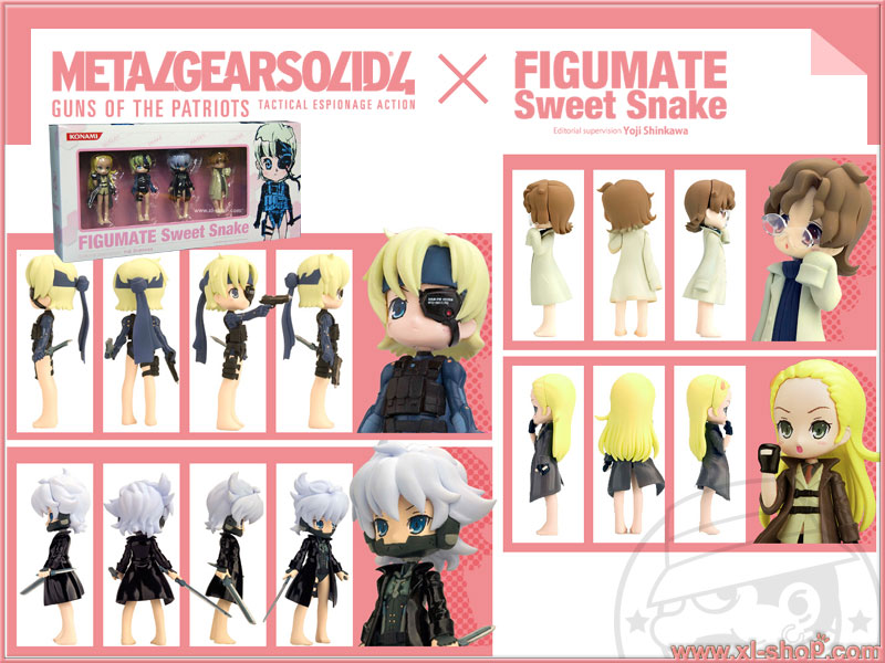 Konami - Metal Gear Solid 4 x Figumate - Figumate Sweet Snake Box Set