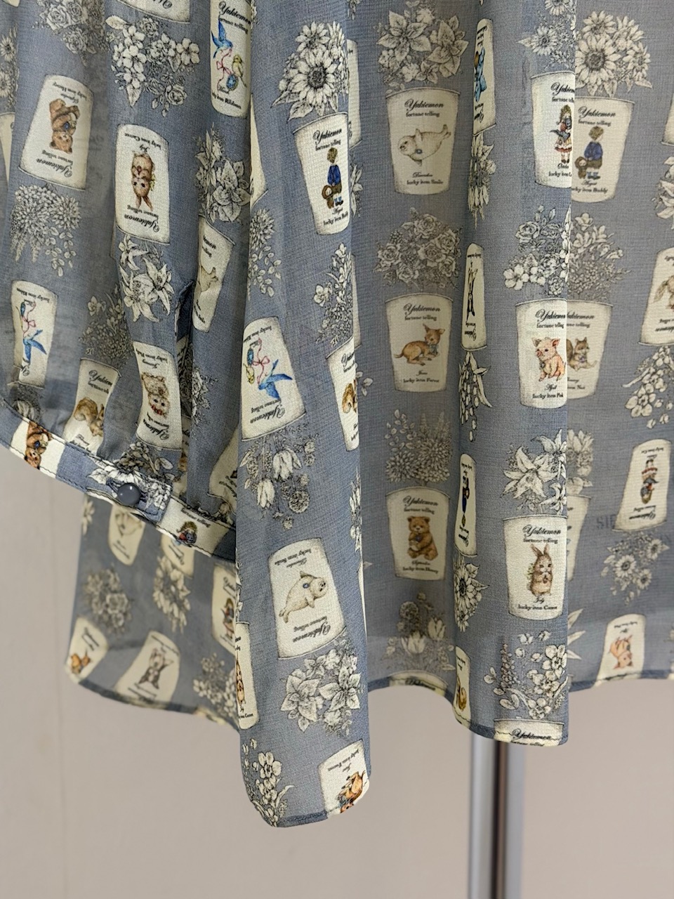 yukiemon（ユキエモン）5分袖テキスタイルブラウス（3L）6670060 | 陽