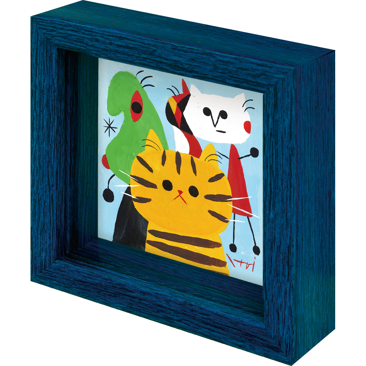 糸井忠晴 ミニミニボックスフレーム「ねこアート」 | ユーパワー