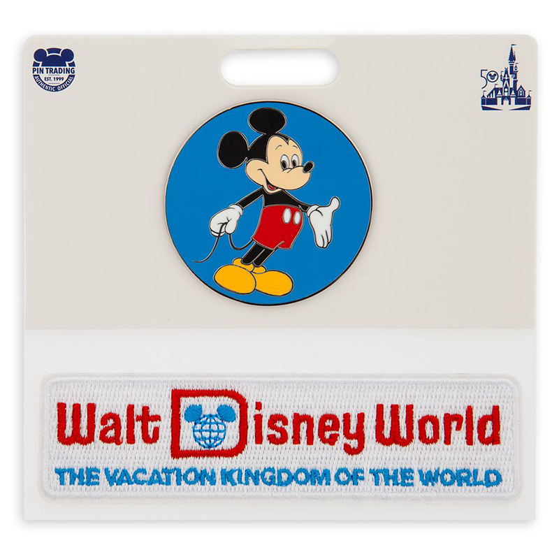 Disney Pin and Patch Set - Walt Disney World 50th Anniversary