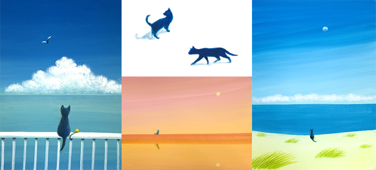 ヒーリング・キャットⅡOpen Your Heart展 | 葉祥明美術館