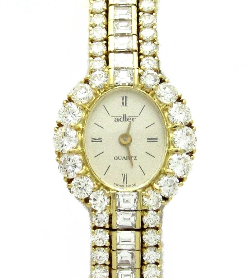 Adler ”純正ダイヤモンド 12．46ct” アドラー K18YG無垢