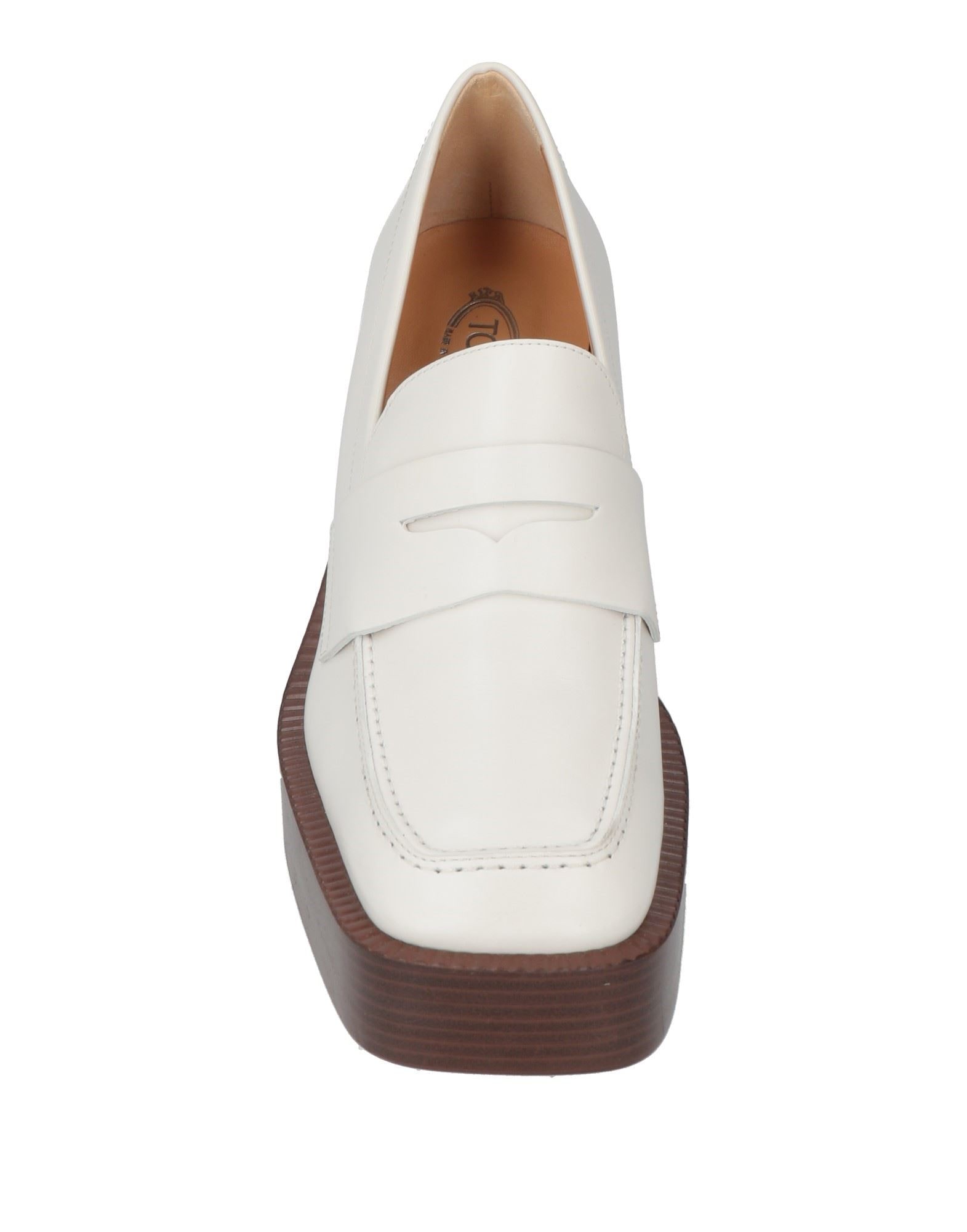 TOD'S シューズ | モカシン オフホワイト レディース | YOOX