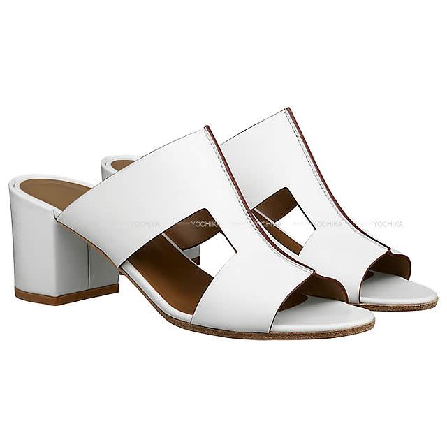 HERMES エルメス レディース オープントゥ ヒール ミュール サンダル