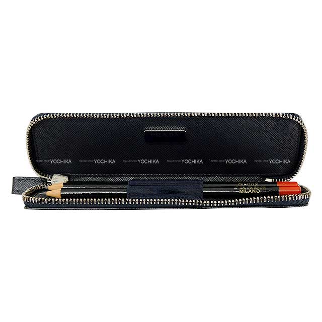 PRADA ブラック ペンケース サフィアーノレザーです PRADA ブラック