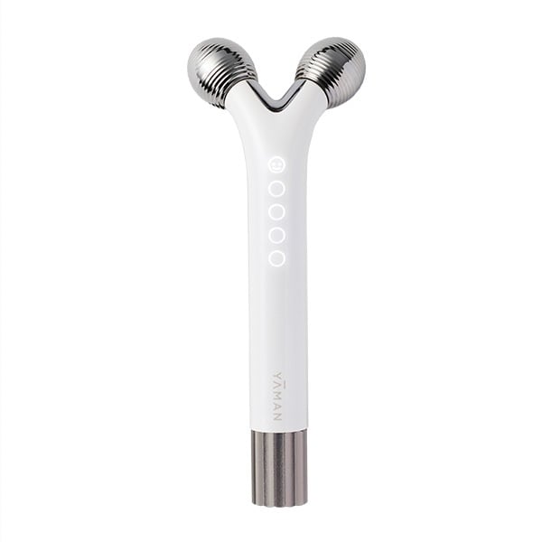 YAMAN美顔ローラー ホワイト ジェル オリジナルポーチ 外箱付き YAMAN