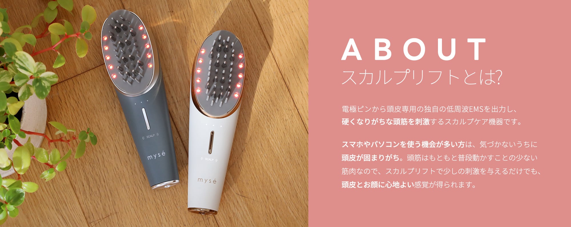 mysé 美顔器 LED光治療機能付き mysé 美顔器 LED光治療機能付き