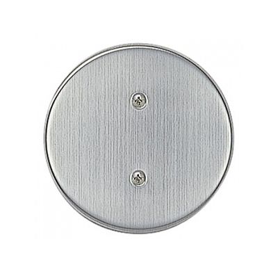 YAZAWA公式卸サイト】フルカラー ステンレス防雨カバープレート 丸型大