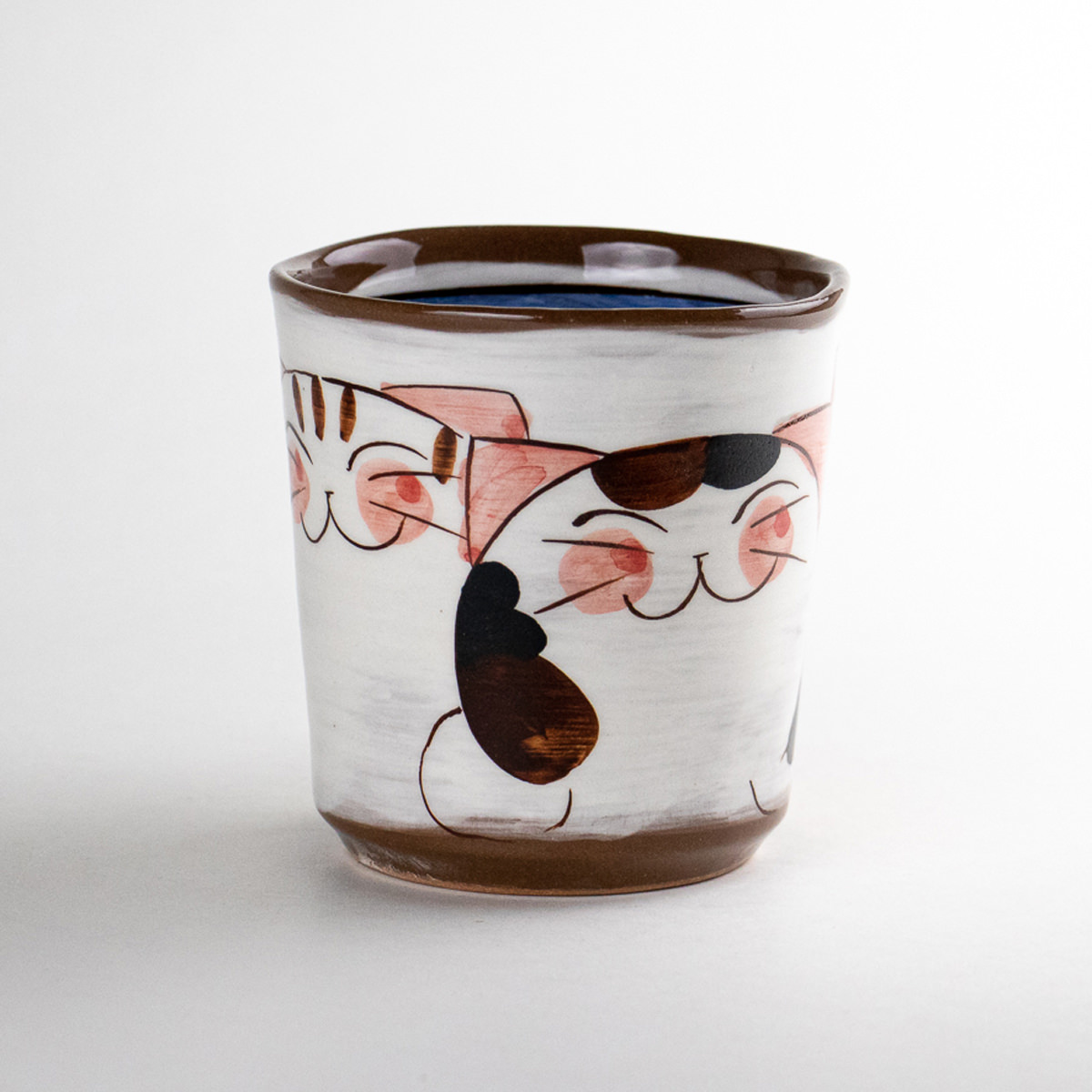 有田焼やきもの市場 | 有田焼 仲良しネコ（青） マグカップ | カップ類