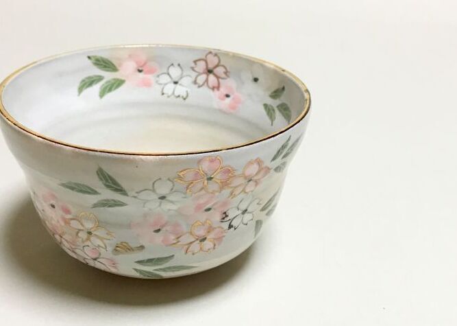 京焼・清水焼 抹茶碗 着彩桜 （ちゃくさいさくら）｜京焼・清水焼 陶器