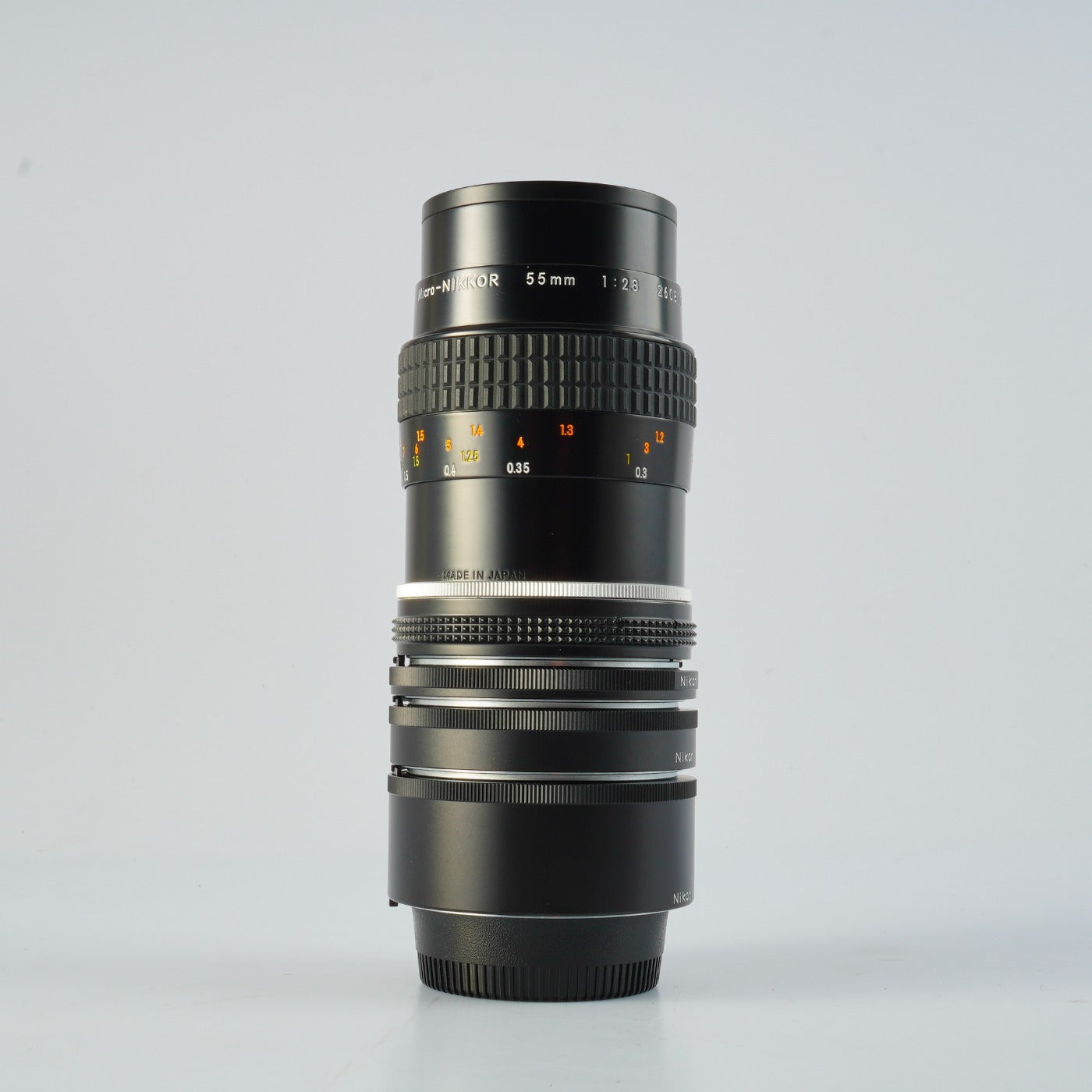 Nikon Ai-s Micro NIKKOR 55mm F/2.8 + PK-13-12-11A マクロレンズ