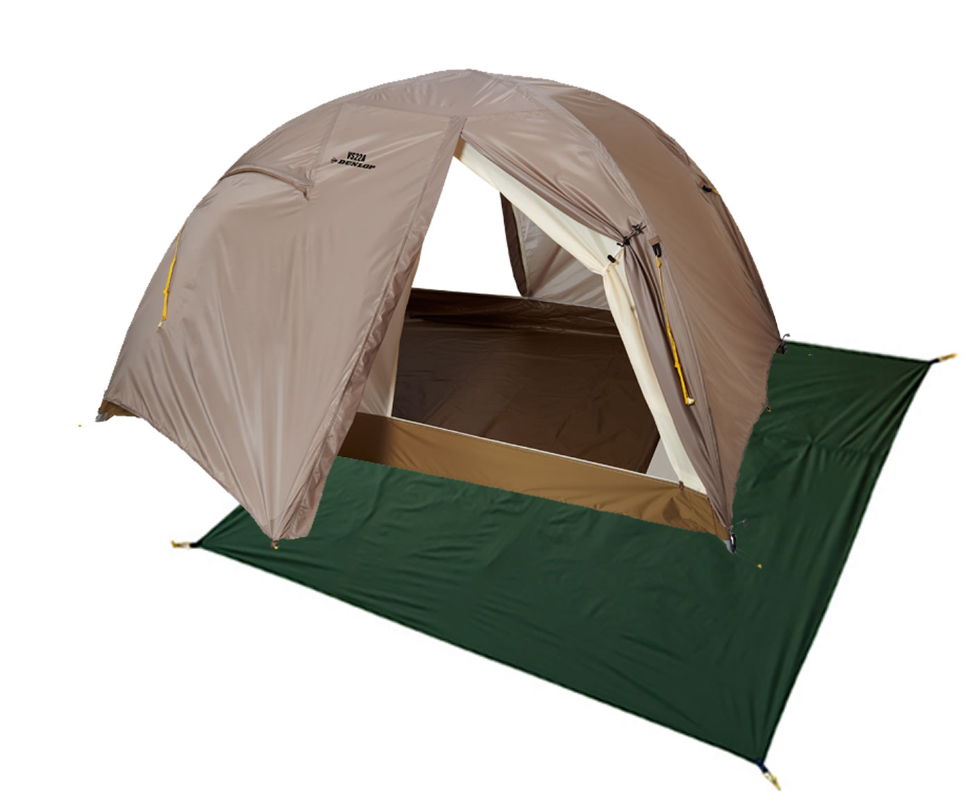 DUNLOP ≪ダンロップ≫VS22TA 2人用両入口テント 純正グランドシート