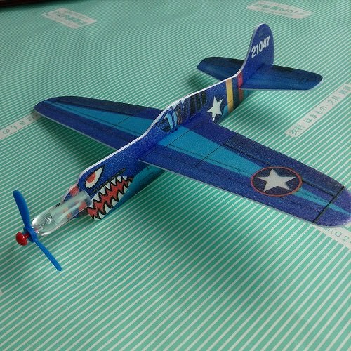 おもちゃ】ソフトグライダー 発泡スチロール飛行機 8種類 / 会津 山内