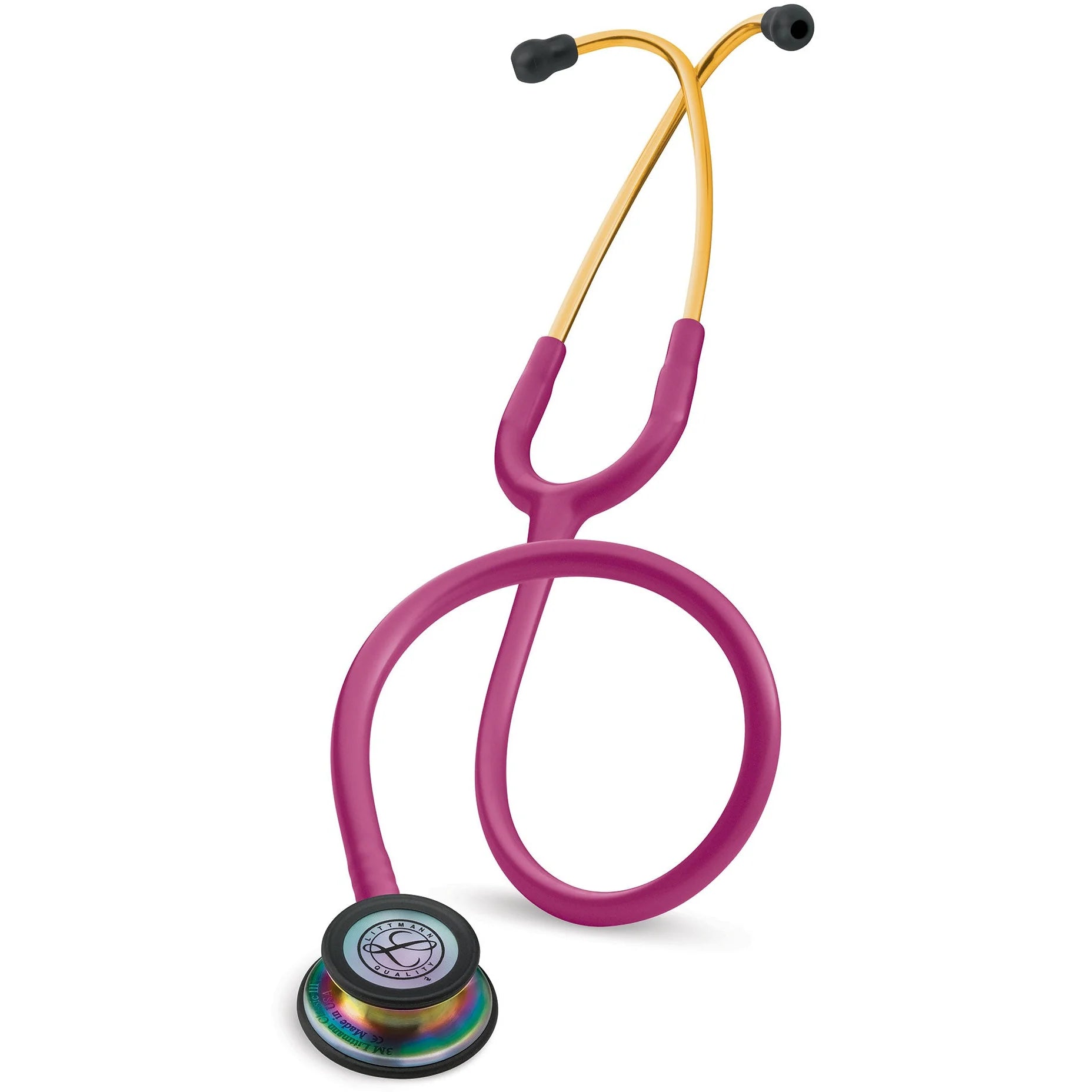 Littmann Classic III Stethoscope - Raspberry Tube & Rainbow - 5806