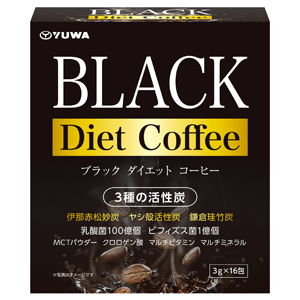 ブラックダイエットコーヒー 16包｜株式会社ユーワ｜青汁・健康食品