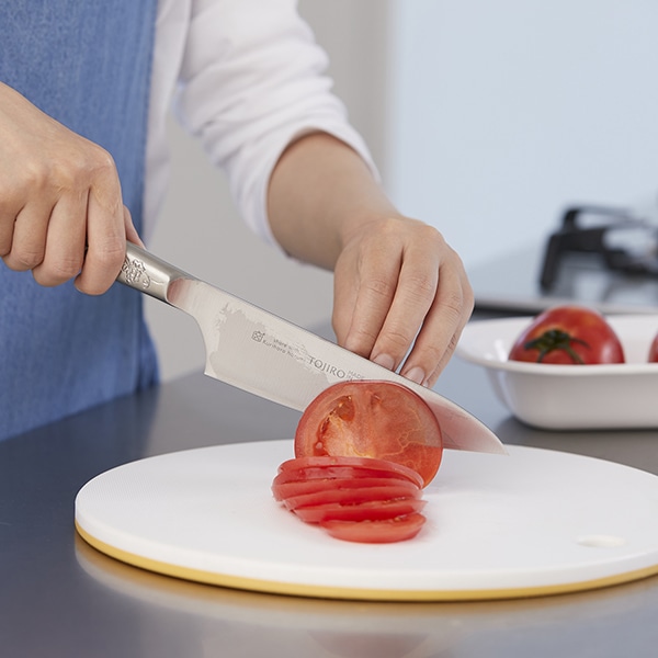 ゆとりの空間×TOJIRO PRO複合材ぶどう柄キッチンナイフ M｜包丁