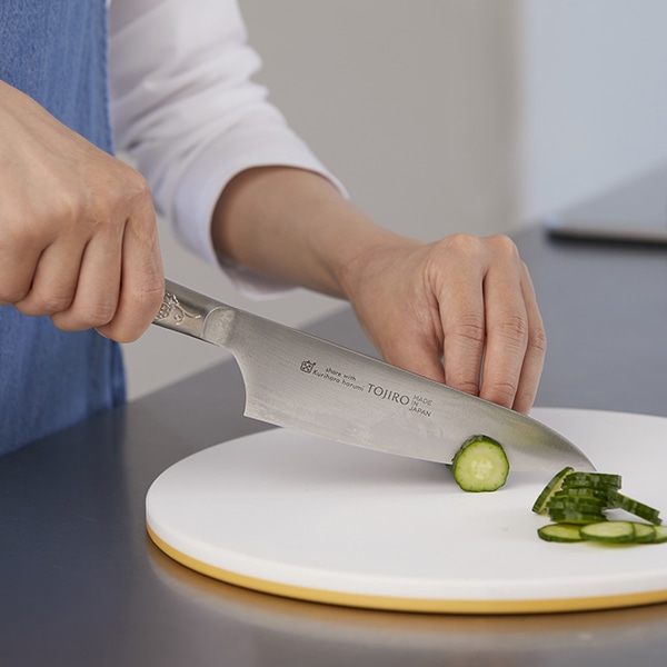 ゆとりの空間×TOJIRO PRO複合材ぶどう柄キッチンナイフ M｜包丁