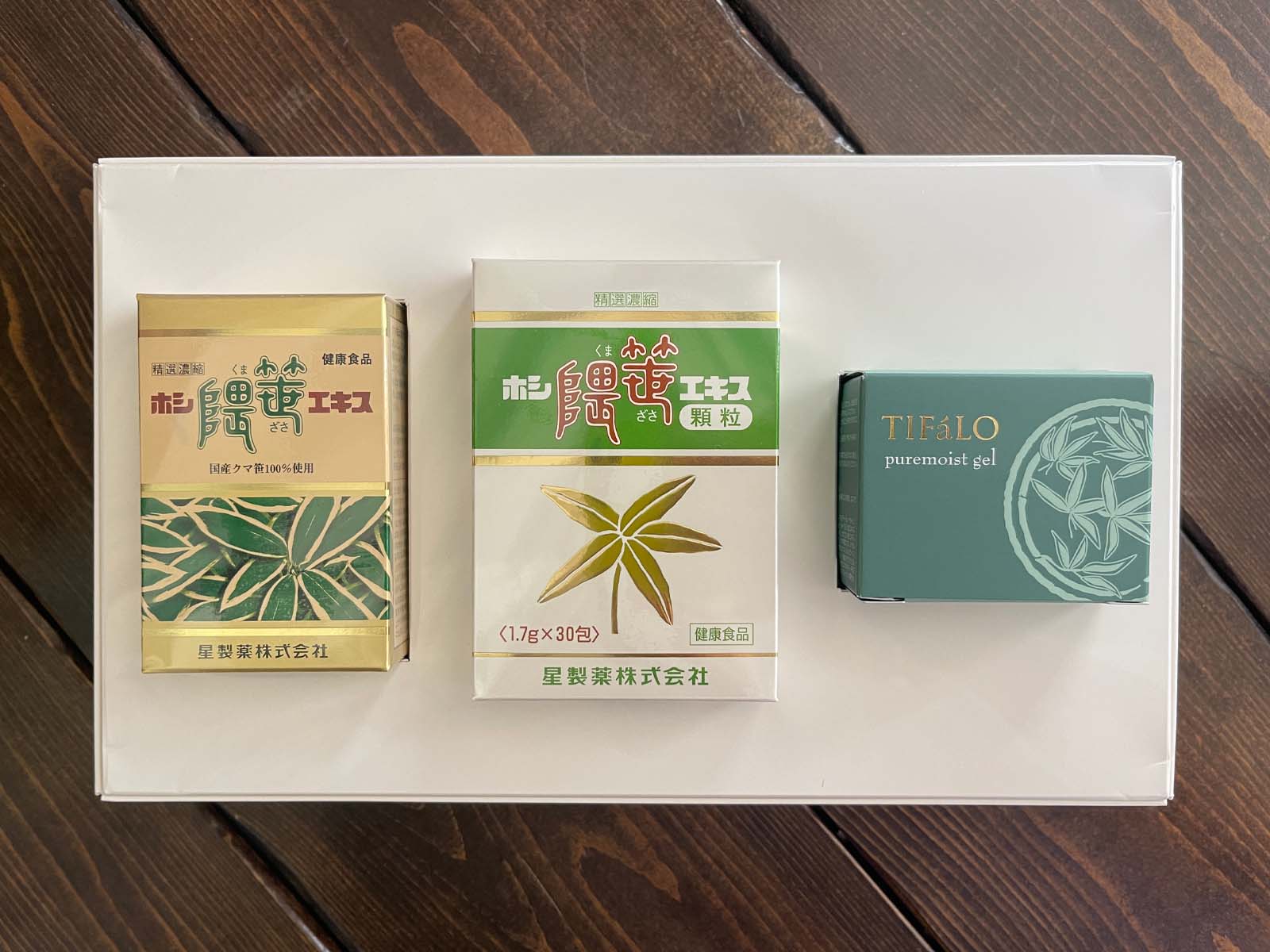 テーオーシー(8841)の株主優待で隈笹エキス・隈笹エキス顆粒・ティファ