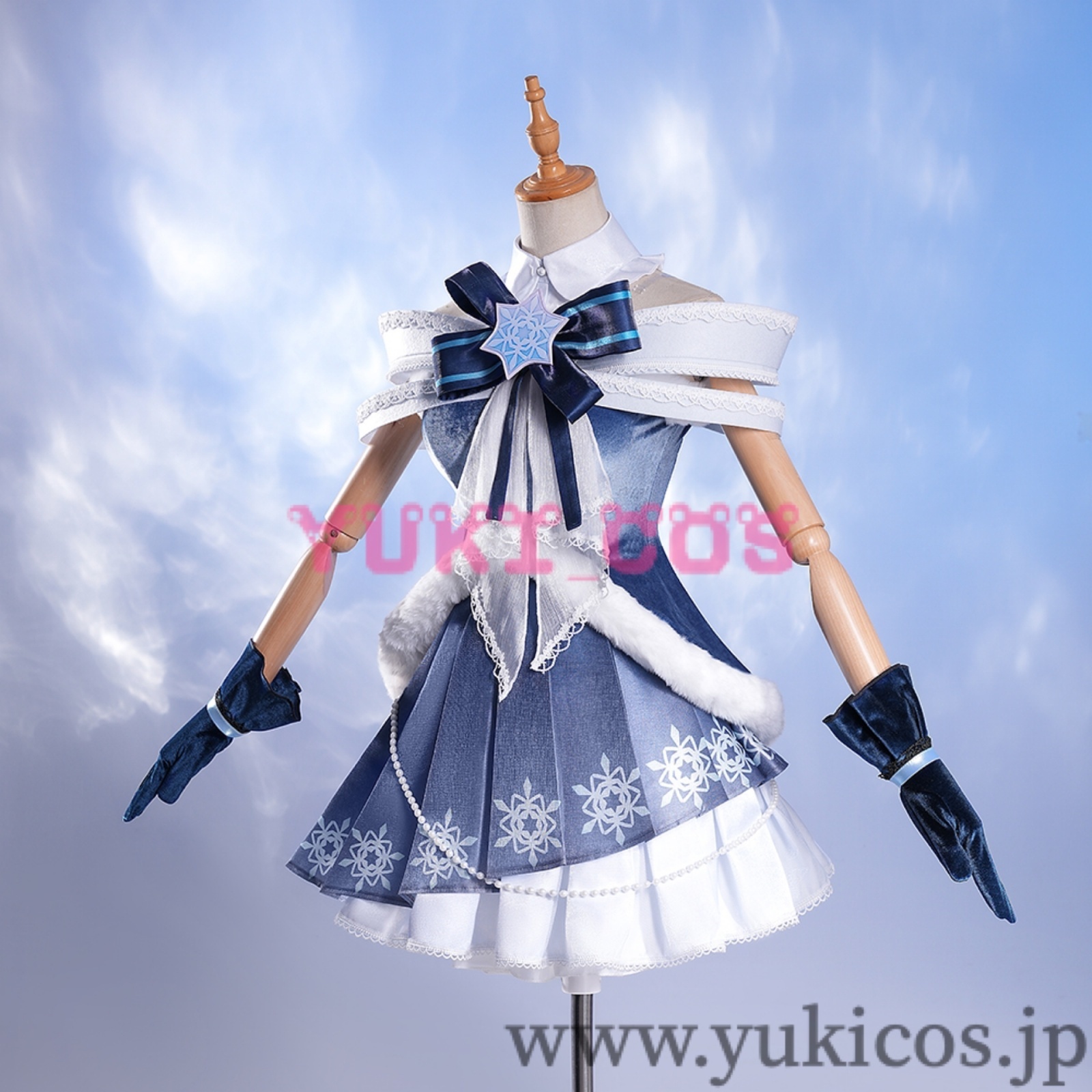 初音ミク 雪ミク2021衣装・ウィッグ•靴•本セット【コスプレ】VOCALOID