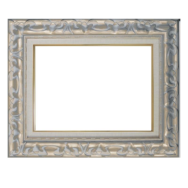 油彩額 F25(フランスサイズ/ 81×65cm) 大額 9387 シルバー 油彩額 F25