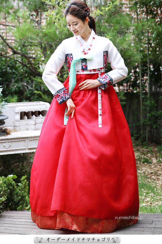 オーダーメイドチマチョゴリ・化繊・チマチョゴリ・16f-118 女性化繊