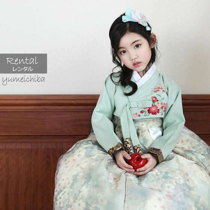 子供レンタルチョゴリ・女の子用No51身長118～120cm 7号サイズ(目安年