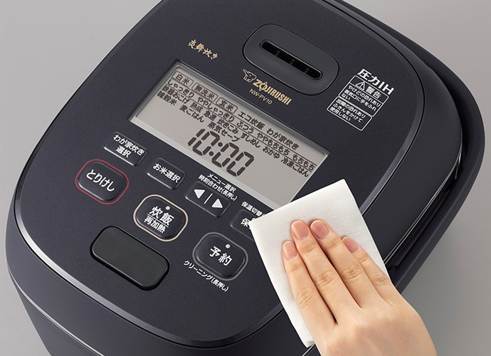 保温・お手入れ｜圧力IHタイプ NW-PV型｜炎舞炊き｜圧力IH炊飯ジャー