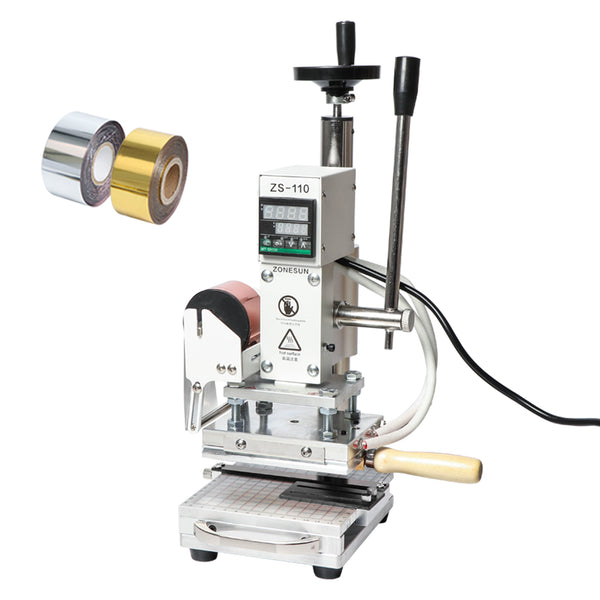 ZONESUN ZS-110 Hot Foil Stamping Machine with Slidable Workbench