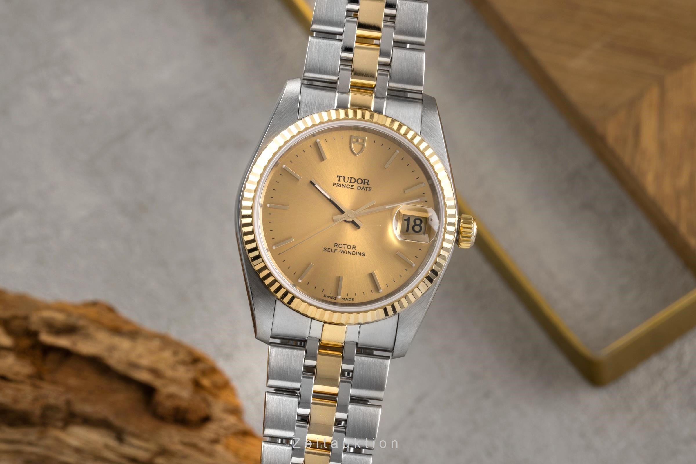 Tudor Prince Date steel / gold automatic Ref. 74033 | 2502646