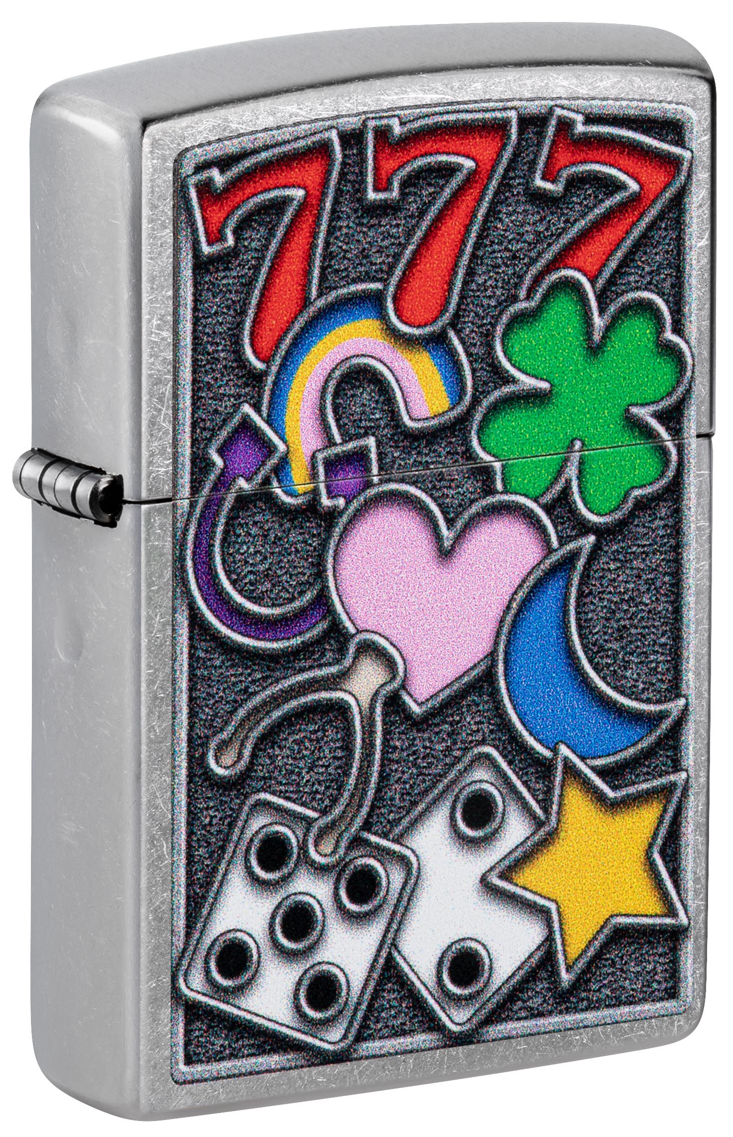 48682 All Luck Design < USA Decorated < LIGHTERS | zippo