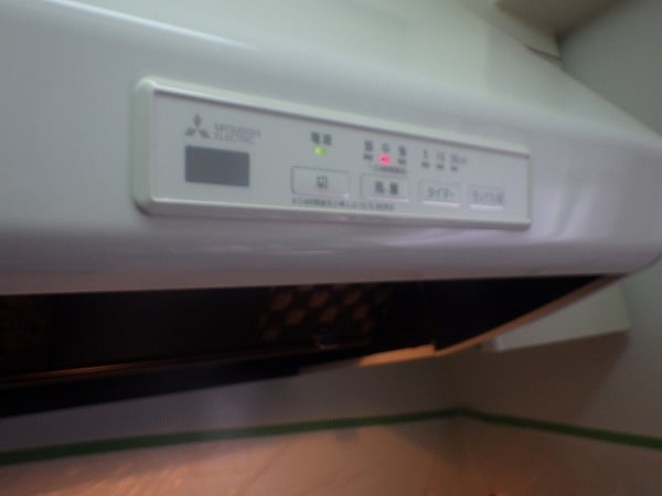 V-604KD8：三菱】（交換前：VU-601）レンジフード取替工事例