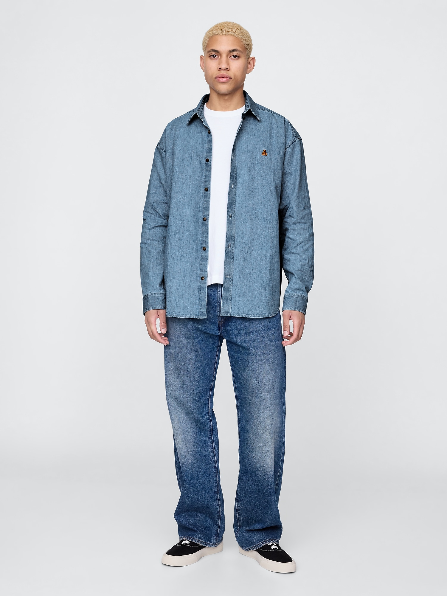 Gap公式オンラインストア | ブラナンベア デニム ビッグシャツ