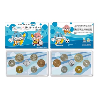 商品詳細 (わたSHIGA輝く国スポ・障スポ2025開催記念 貨幣セット)