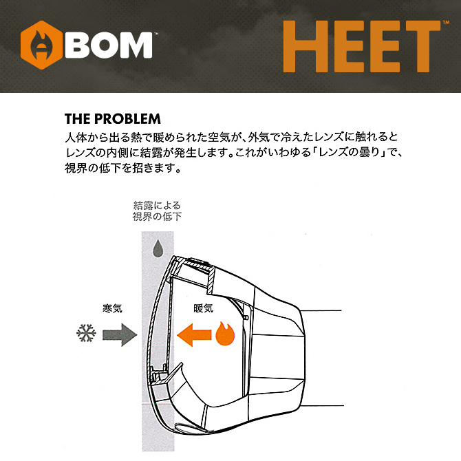 完売】ABOM エーボム HEET ヒーターゴーグル ｜アウティビティショップ