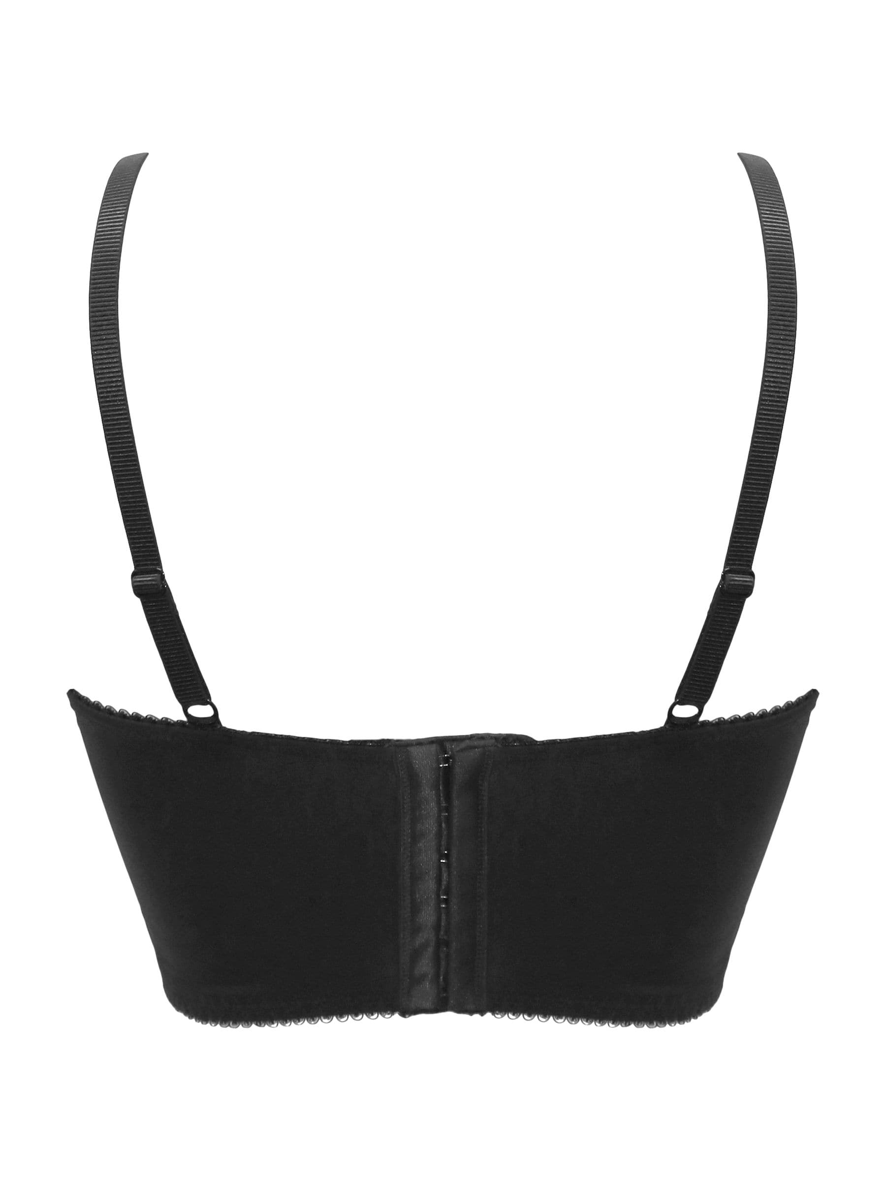 Buy Pour Moi Black Bustier Swoon Underwired Bustier Bra from Next USA