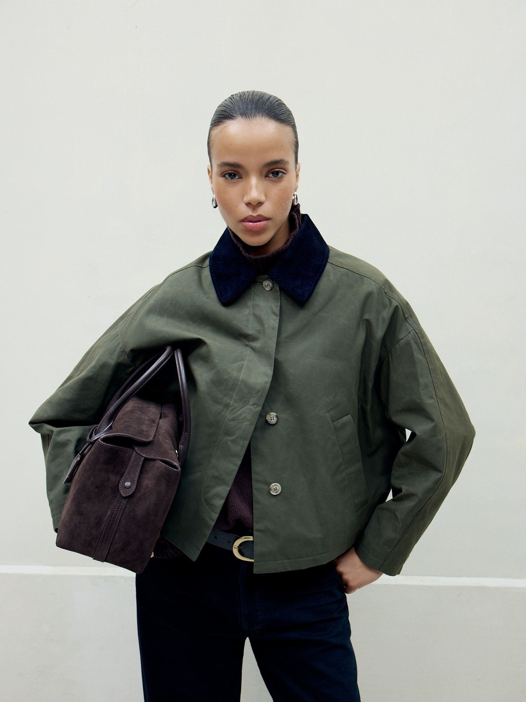 Buy A.P.C. Green Becca Jacket from Next USA