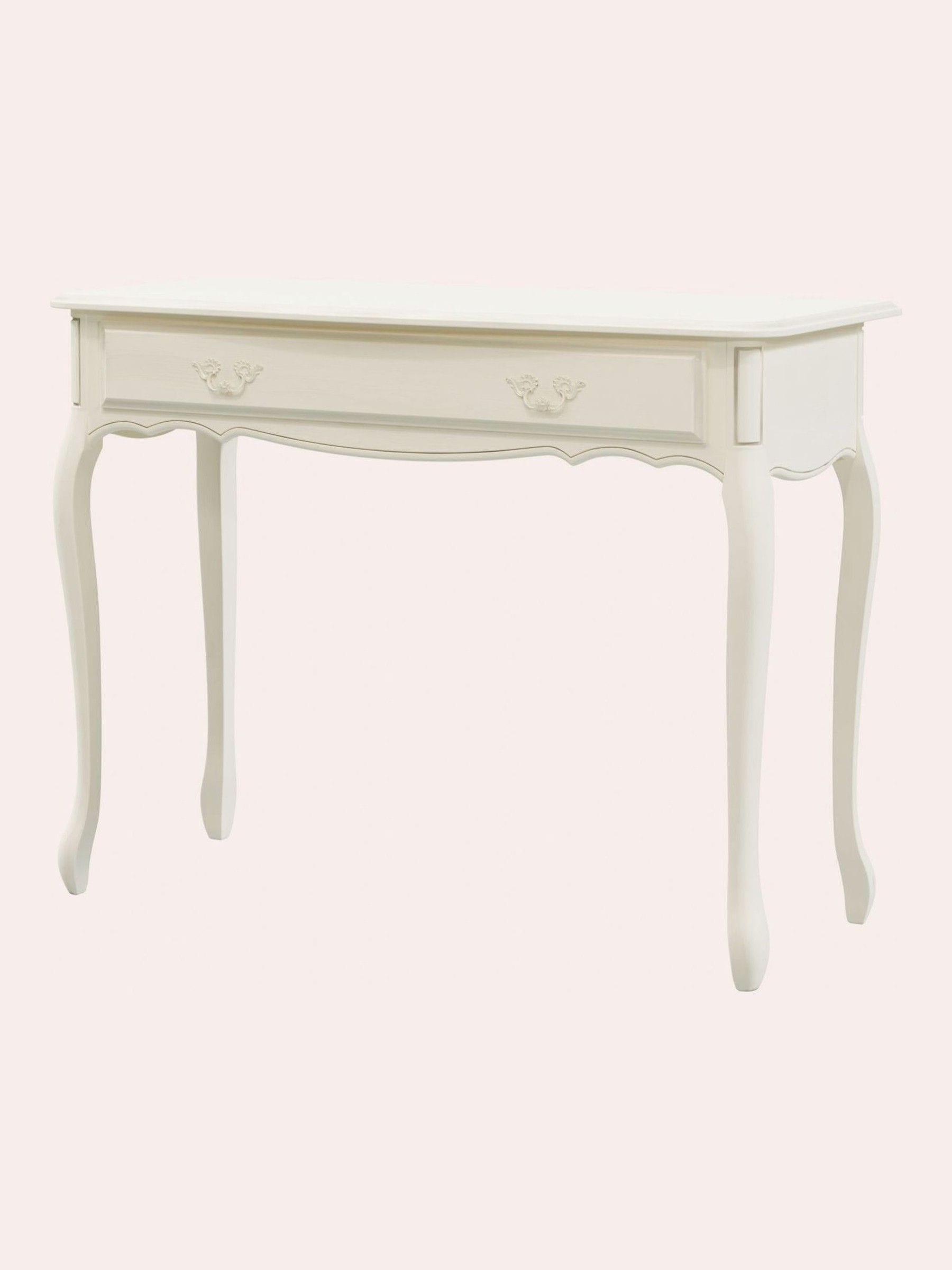 Buy Laura Ashley Ivory Provencale 1 Drawer Console Table from the