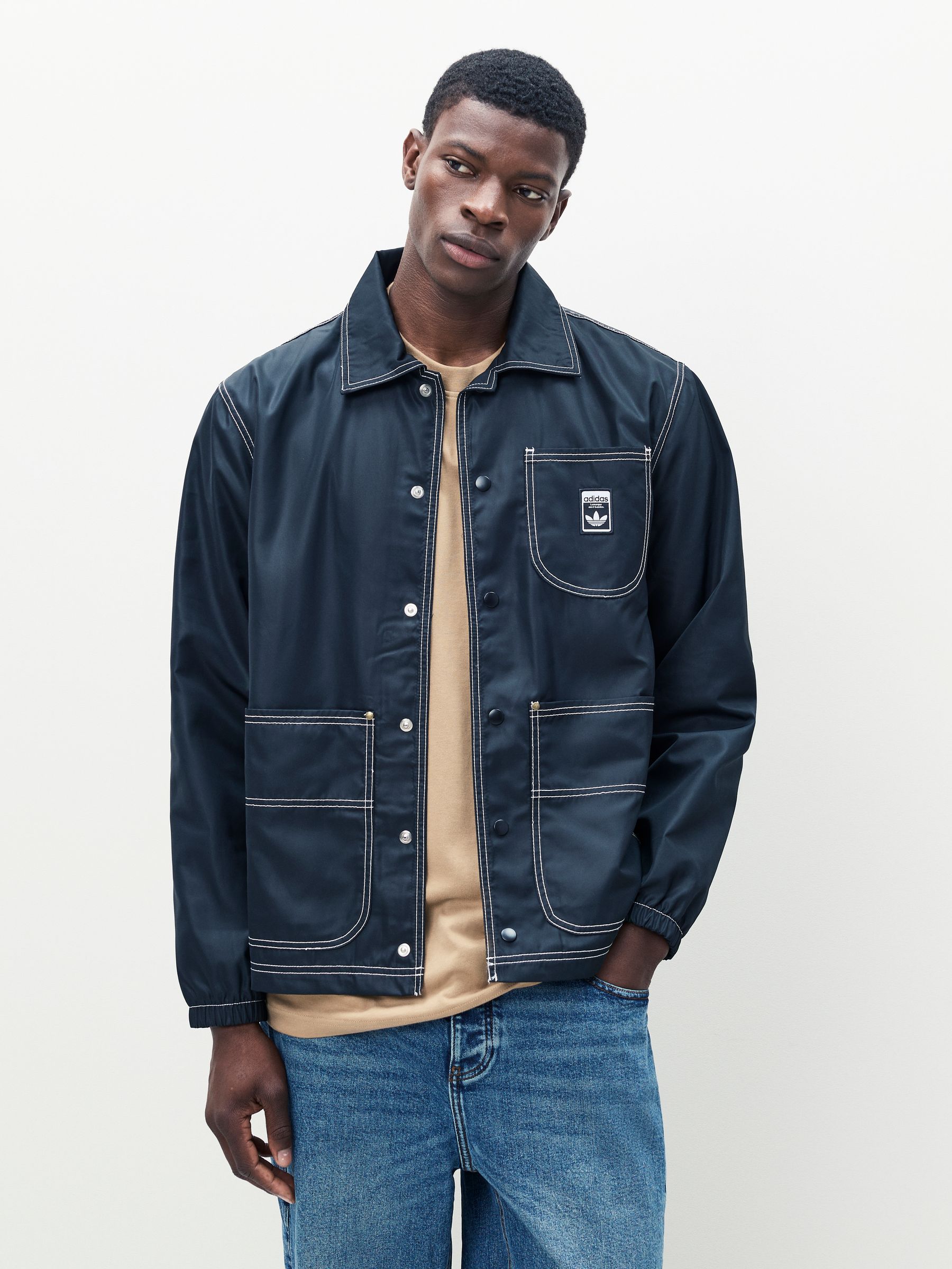 Buy adidas Originals Black Regular Wabash Coach Jacket from Next USA