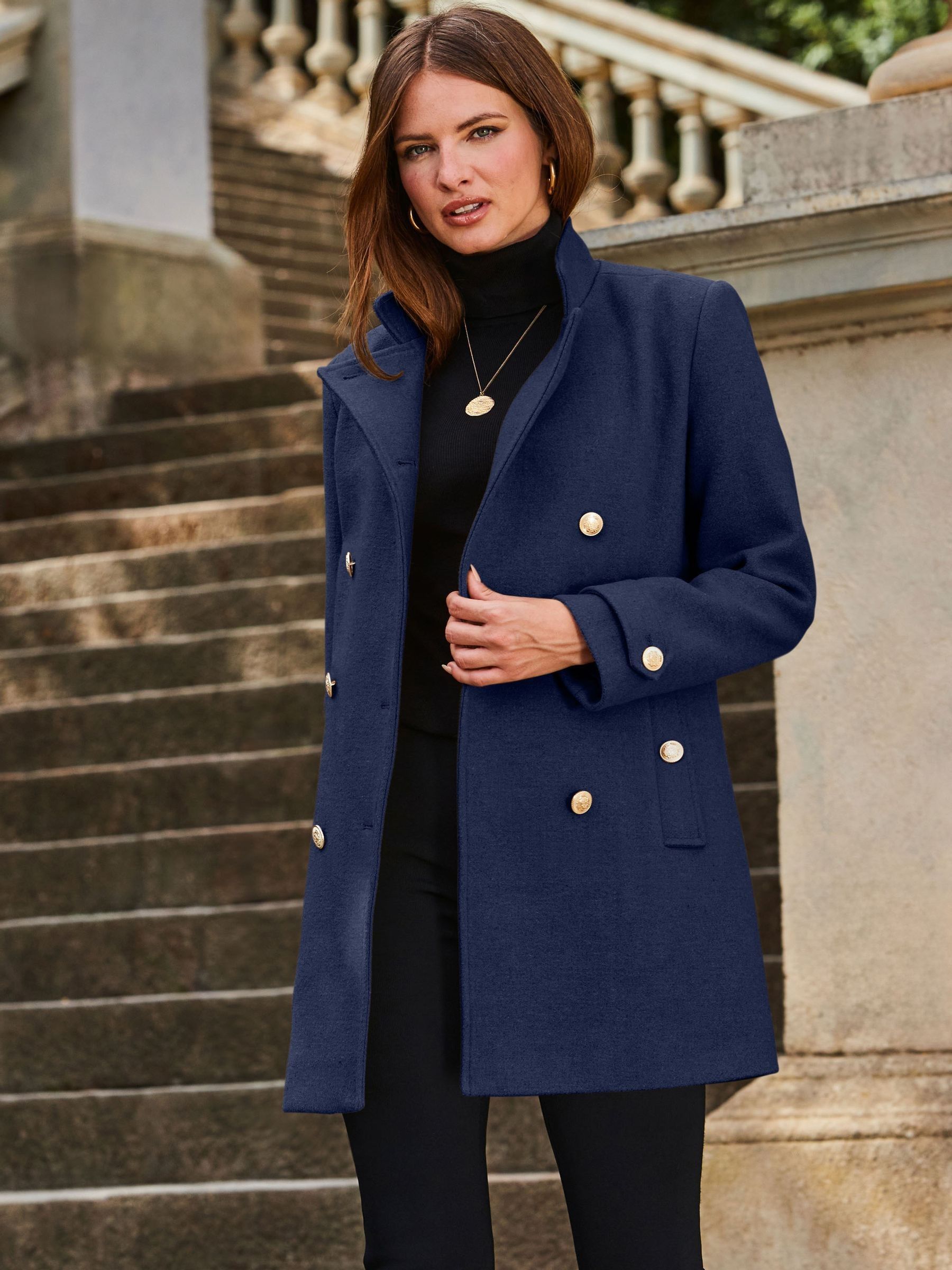 Next：日本 Sosandar ダブルブレストコート from Next Japan