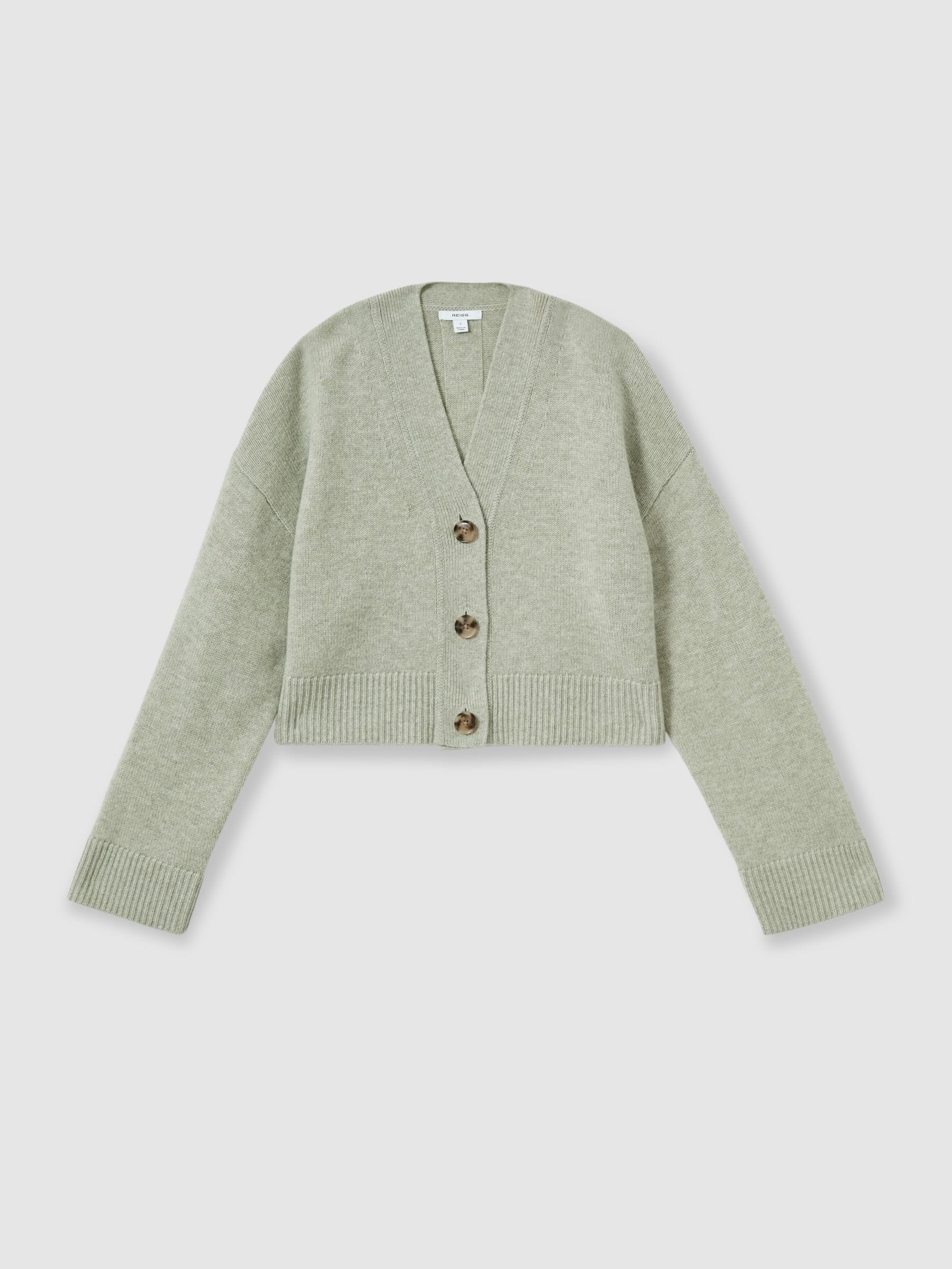 Buy Reiss Sage Rixy Wool-Cashmere Cropped Cardigan from Next USA