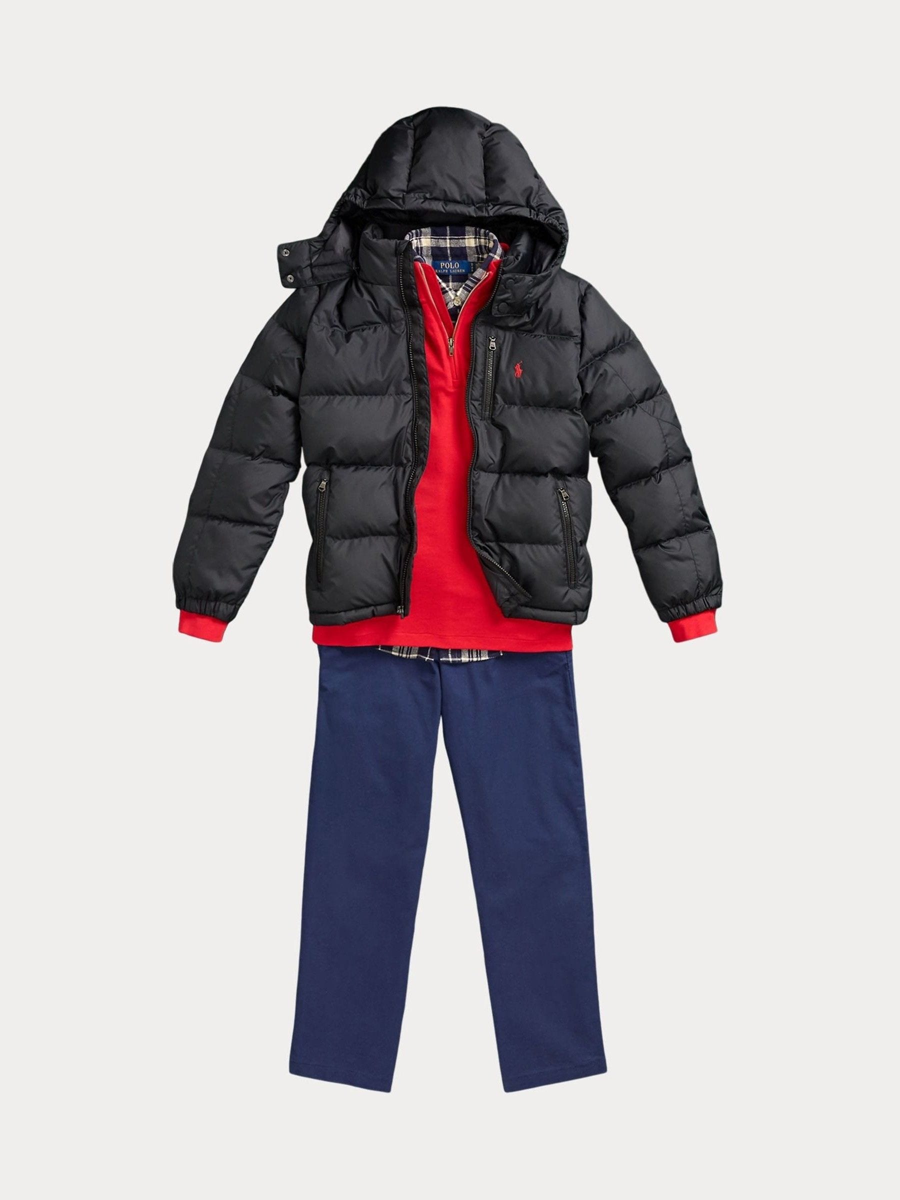 Buy Polo Ralph Lauren Black Down Puffer Jacket from Next USA