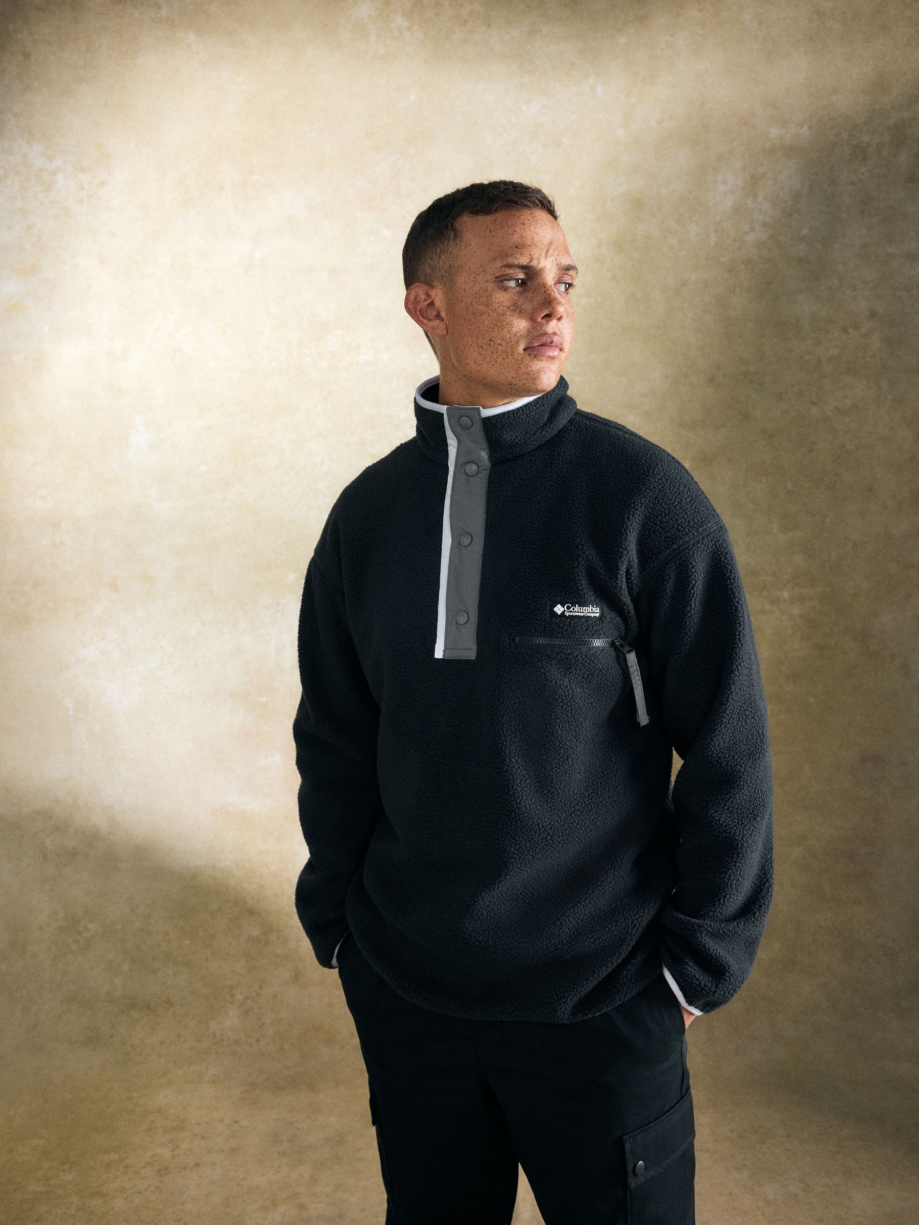 Buy Columbia Black Helvetia II Half Snap Fleece from Next USA