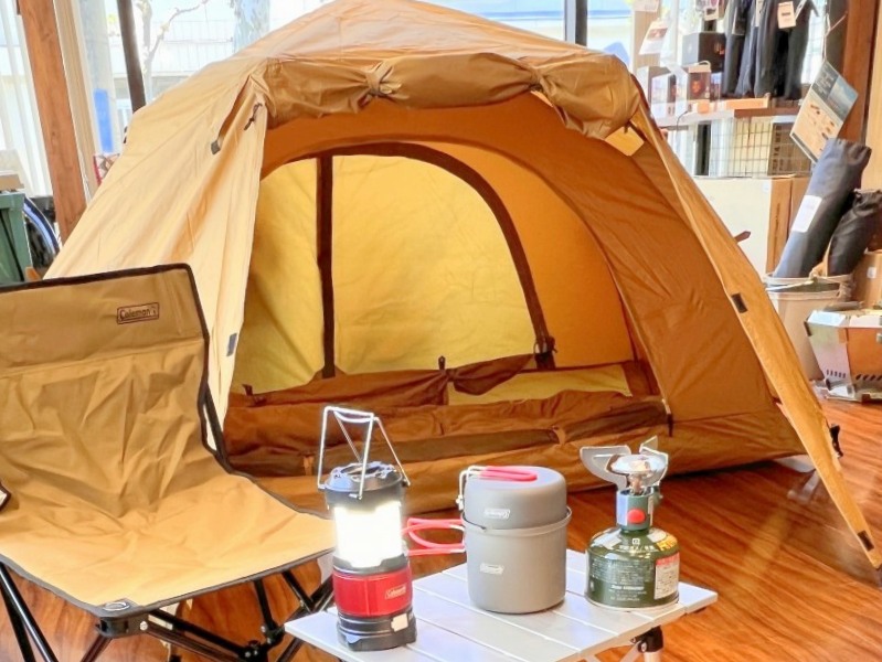 お手軽にテント泊を楽しもう！コールマン インスタントアップドームS