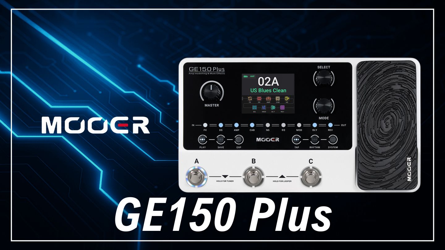 高コスパ】Mooer GE150 Plus 初心者から上級者まで使える万能マルチ