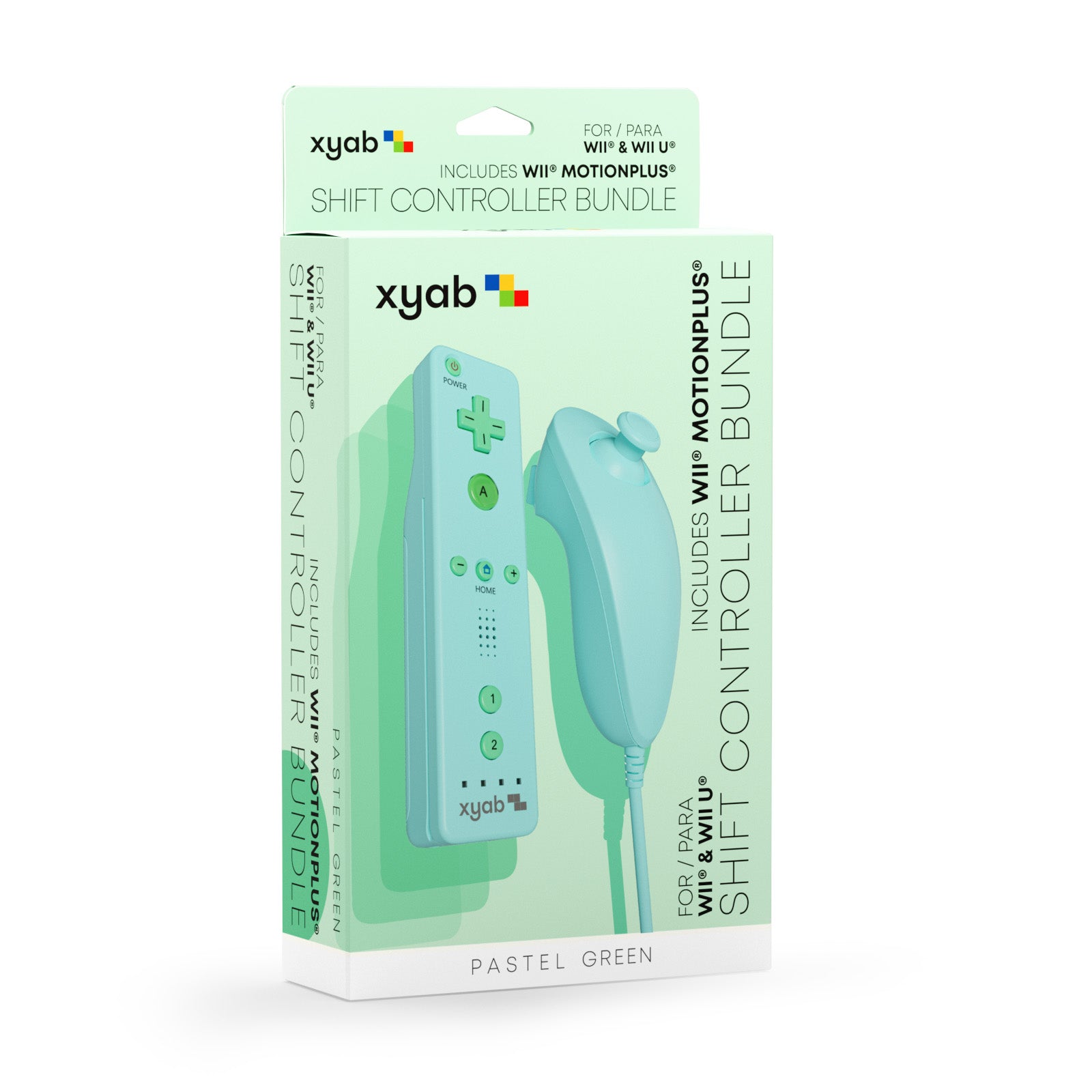 SHIFT Wii Wireless Controller Bundle - Pastel Green – XYAB