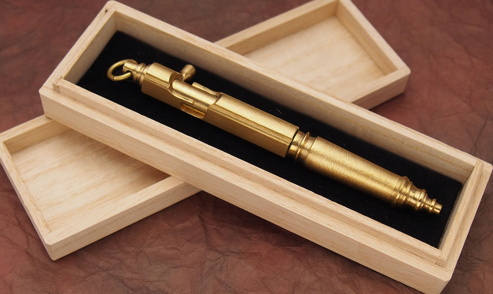 ボルトアクションPEN・ブラス by中山英俊 - 山下刃物店 WEB SHOP