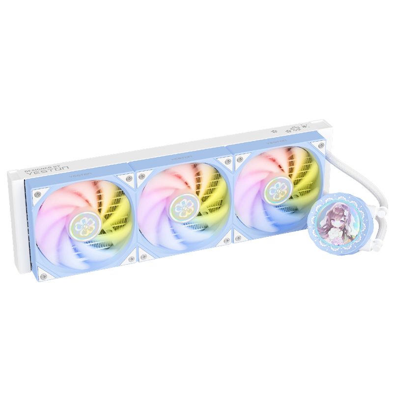 Yeston Sakura 360 Desktop Liquid CPU Cooler supports Intel / AMD