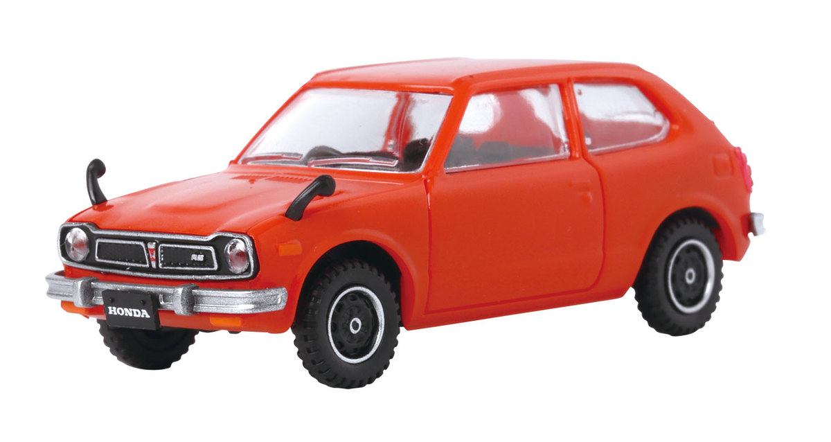 伝説の「ハセガワ」キットがカプセルトイに！ 名車「初代シビック RS
