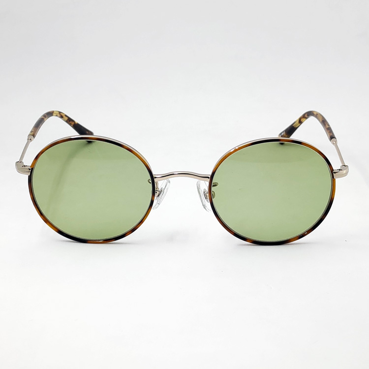 鯖江 日本製 サングラス 職人ハンドメイド メタル セル コンビ